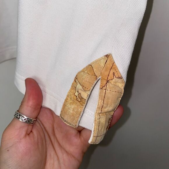 DONNAVVENTURA BY ALVIERO MARTINI 1A CLASSE White Polo Size Medium*, MSRP $191 - Picture 7 of 16